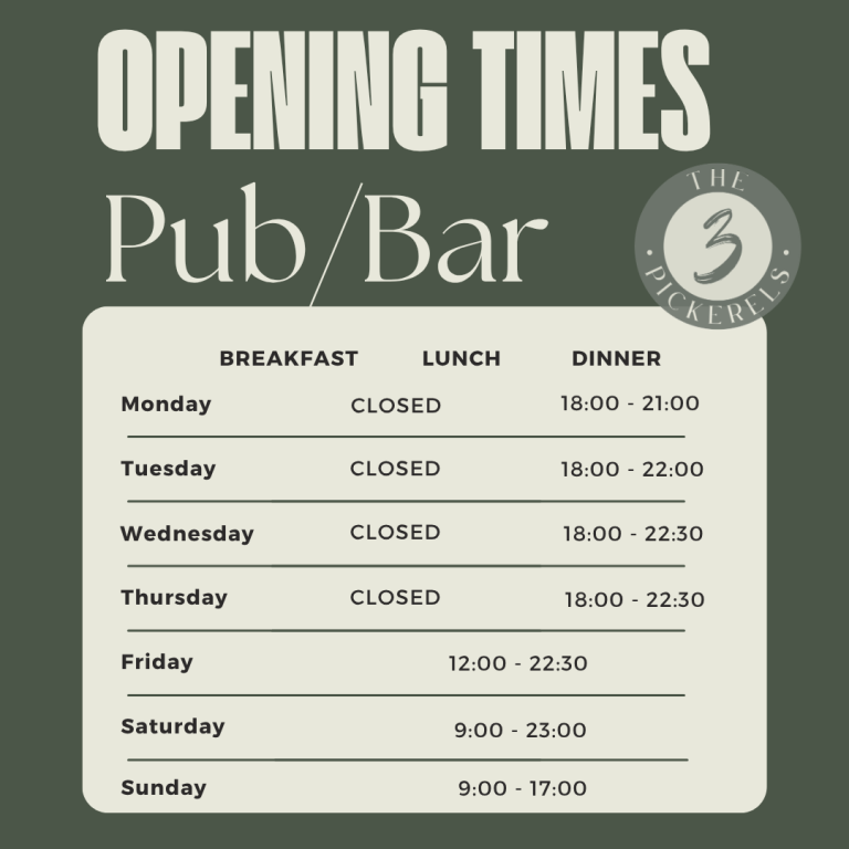 Bar opening times Aug 26